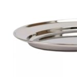 6x 35cm x 24cm Oval Stainless Steel Serving Platters Food Snack Tray Dish Plate - Image 4