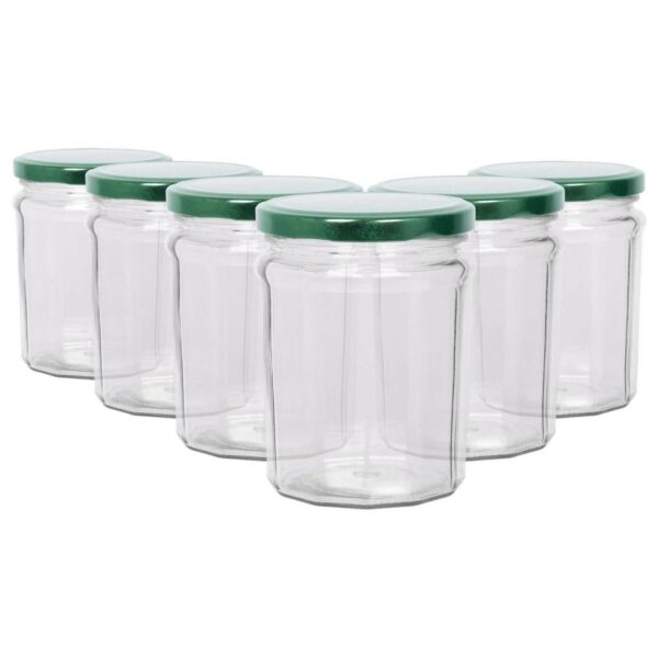 6x 380ml Glass Jam J 9575369abf598ab72b3a2082a7ca95ec