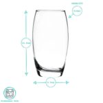 6x 510ml Hi Ball Juice Everyday Glasses Tondo Hiball Range By Argon Tableware - Image 3