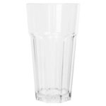 6x 580ml Reusable Plastic Highball Glasses Shatterproof Durable Drinking Cups - Image 4