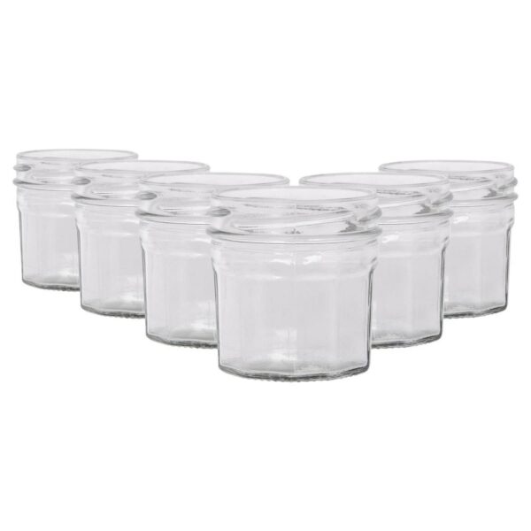 6x 90ml Glass Jam Ja 026167ef2a3022daf15ee2a5fdb7ba67