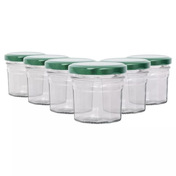 6x 90ml Glass Jam Ja e8c3796bcf8c4855401568b9e7fc00fb