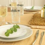 6x Beige 45cm x 34.5cm Cotton Fabric Placemats Kitchen Dining Table Place Mats - Image 6