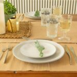 6x Beige 45cm x 34.5cm Cotton Fabric Placemats Kitchen Dining Table Place Mats - Image 5