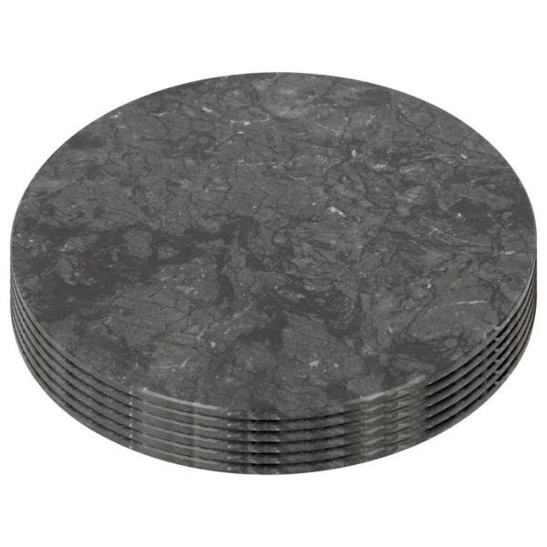 6x Black 30cm Round 80a678e9d4f28d52647fadd90de0f0d4