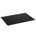 6x Black 50cm x 40cm Glass Placemats Kitchen Dining Dinner Table Place Mats Set - Image 4
