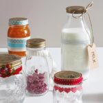 6x Bormioli Rocco 1L Quattro Stagioni Glass Bottles with Screw Top Lid - Image 5