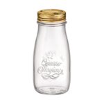6x Bormioli Rocco 400ml Quattro Stagioni Glass Bottles with Screw Top Lid - Image 4