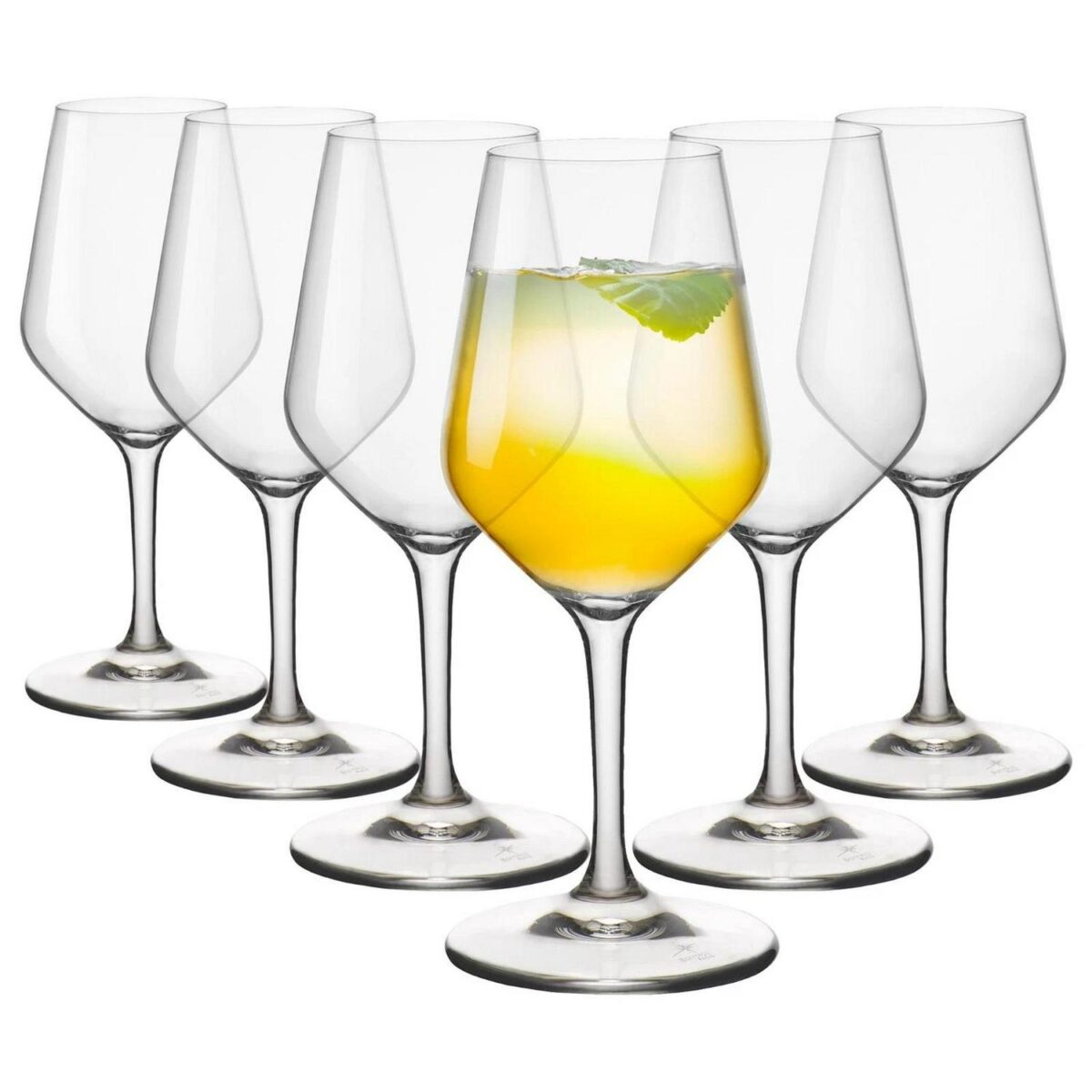 6x Bormioli Rocco Clear 190ml Electra Liqueur Glasses Sherry Cordial Glass Set - Image 1