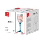 6x Bormioli Rocco Florian Cocktail Glasses Glass Cocktail Goblets 245ml Blue - Image 5