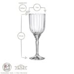 6x Bormioli Rocco Florian Cocktail Glasses Glass Cocktail Goblets 245ml Blue - Image 3