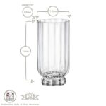 6x Bormioli Rocco Florian Highball Glasses Glass Drinking Tumblers 430ml Clear - Image 3