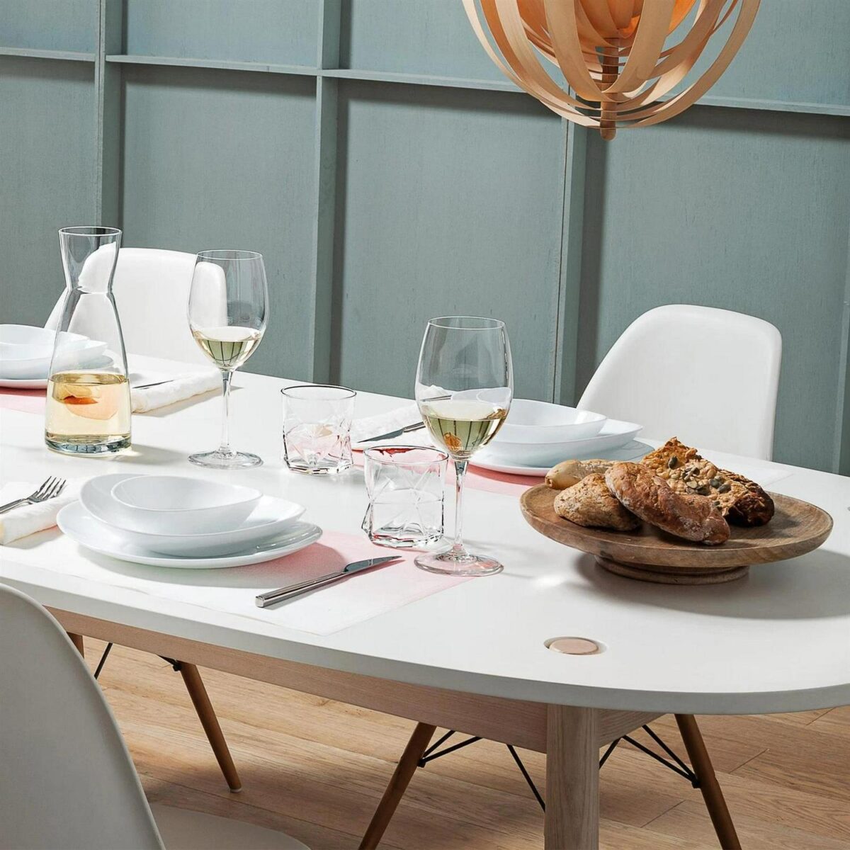 6x Bormioli Rocco White 23cm Glass Prometeo Oval Soup Plates Dinner Pasta Set - Image 7