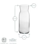 6x Brocca Glass Carafes and Silicone Lids Decanter Water Iced Tea 700ml Clear - Image 3