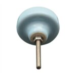 6x Ceramic Cabinet Knobs Kitchen Cupboard Door Drawer Handles Blue Button - Image 5