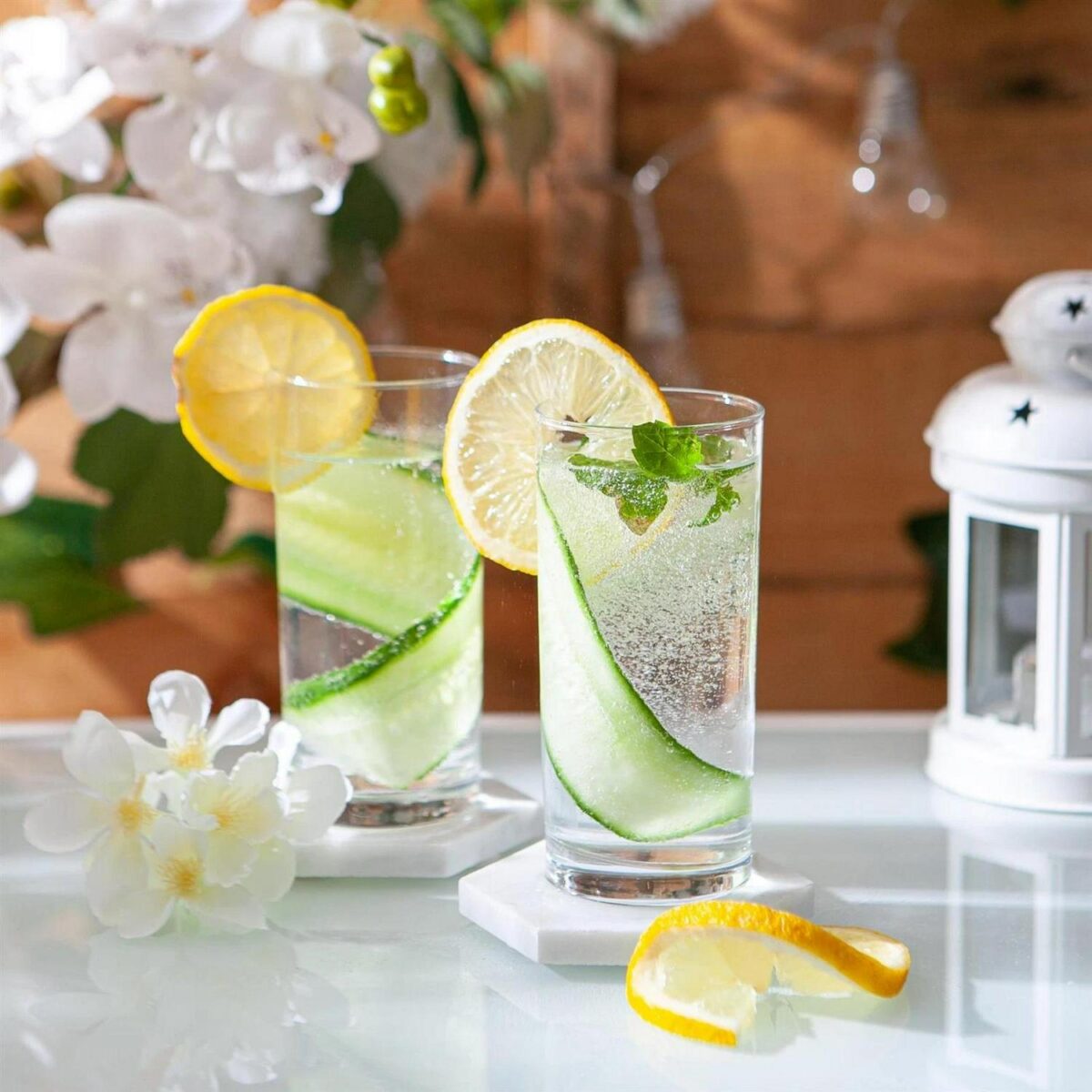 6x Classic Highball Glasses Modern Water Juice Cocktail Tumblers 295ml Clear - Image 6