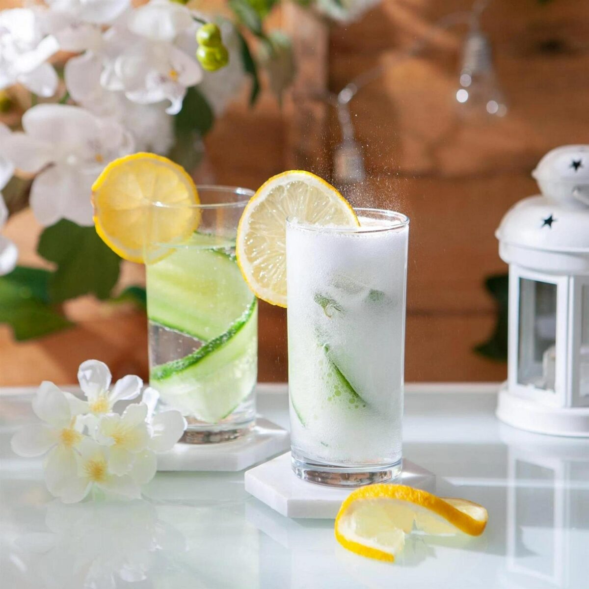 6x Classic Highball Glasses Modern Water Juice Cocktail Tumblers 295ml Clear - Image 7