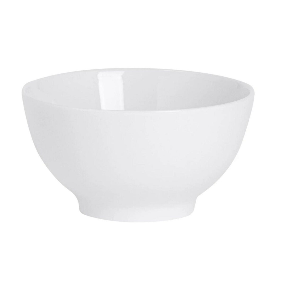 6x Classic White Rice Bowls Porcelain Ice Cream Ramen Cereal Dishes 13cm - Image 4