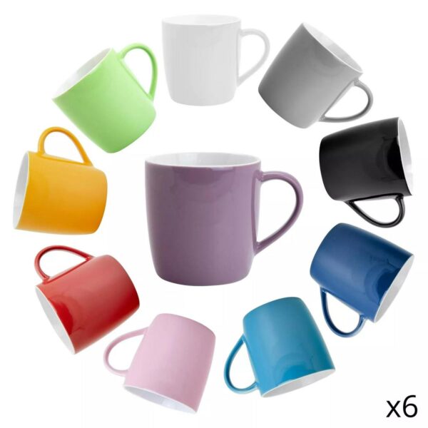6x Coloured Tea Coff 779a8b46563d3bc8fe1cb1df8bfd1ce7