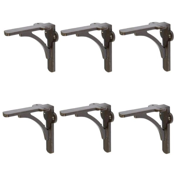 6x Curved Iron Shelf 25bc7d407a6901866a535a74155147ca