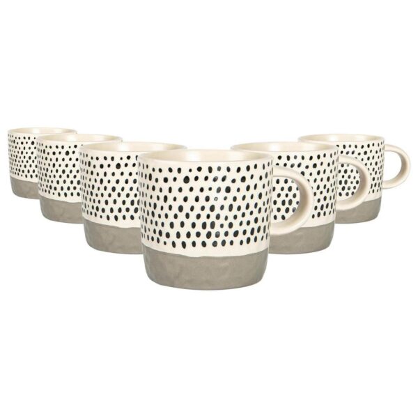 6x Dipped Dotty Ston de85b235c12788b9075bf8d0ec207dc4
