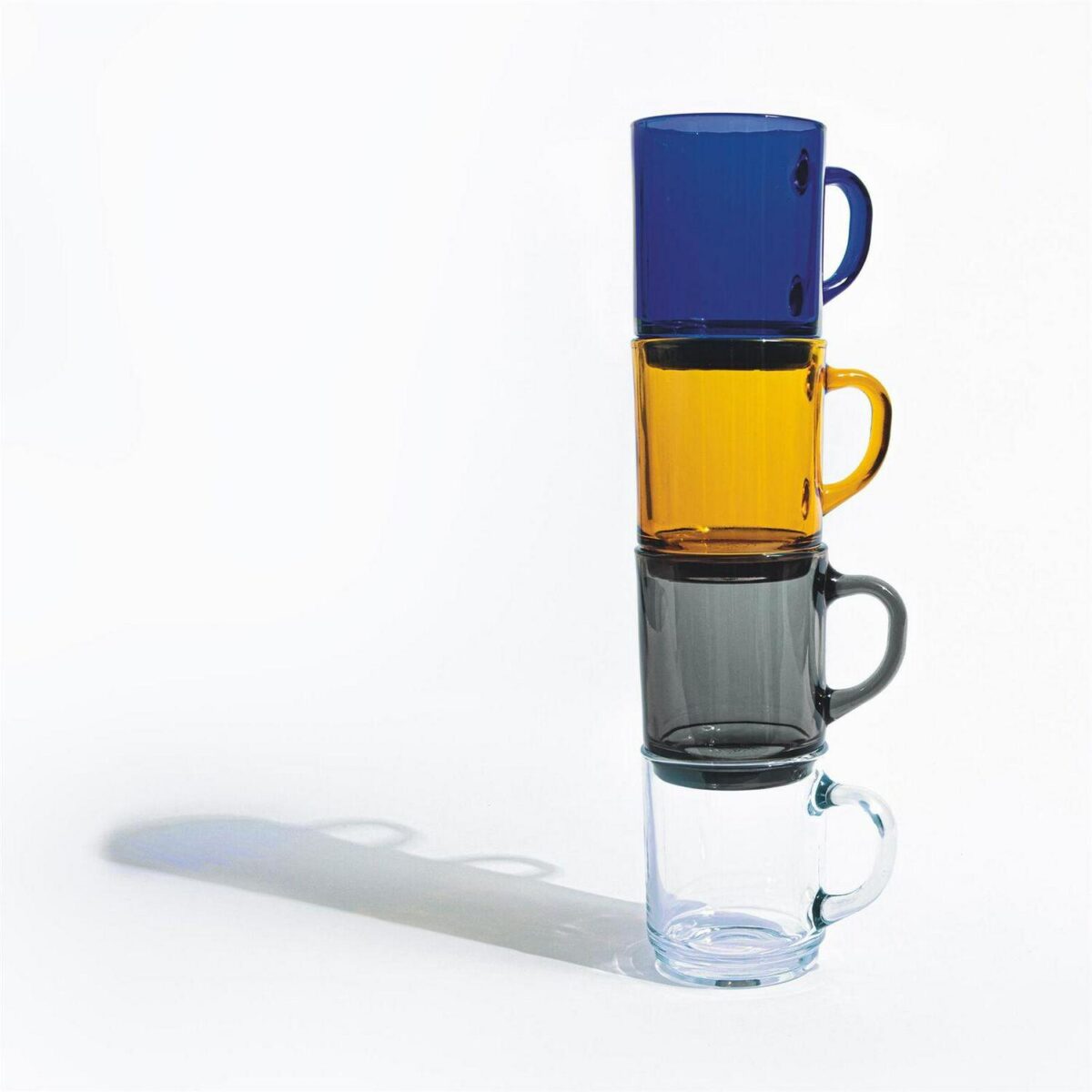 6x Duralex Marine 260ml Versailles Glass Coffee Mugs Cappuccino Tea Cup Mug - Image 6