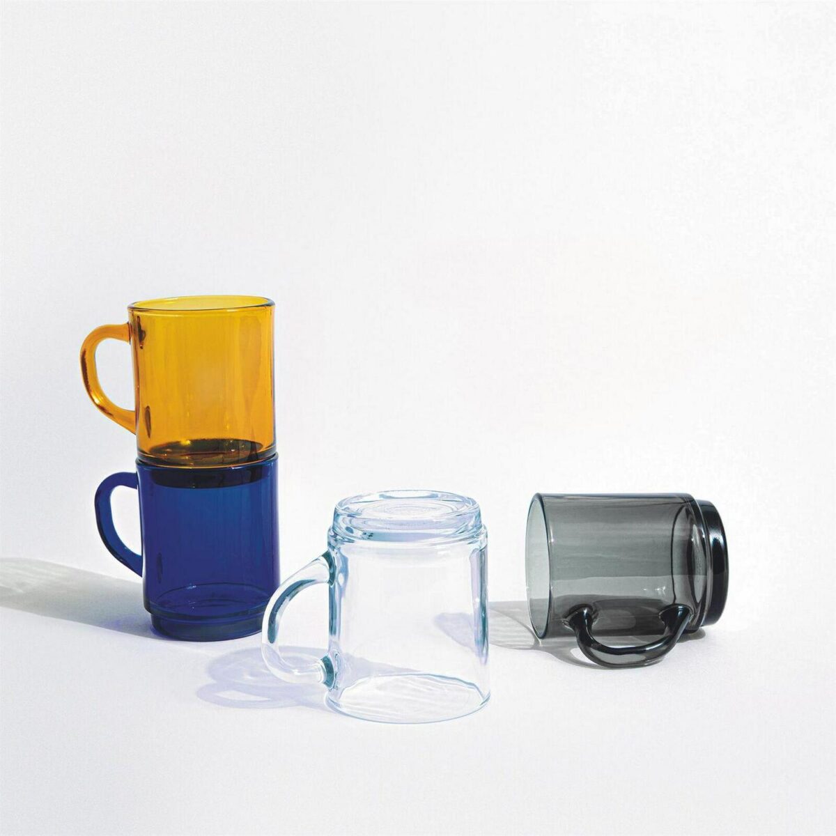 6x Duralex Marine 260ml Versailles Glass Coffee Mugs Cappuccino Tea Cup Mug - Image 5
