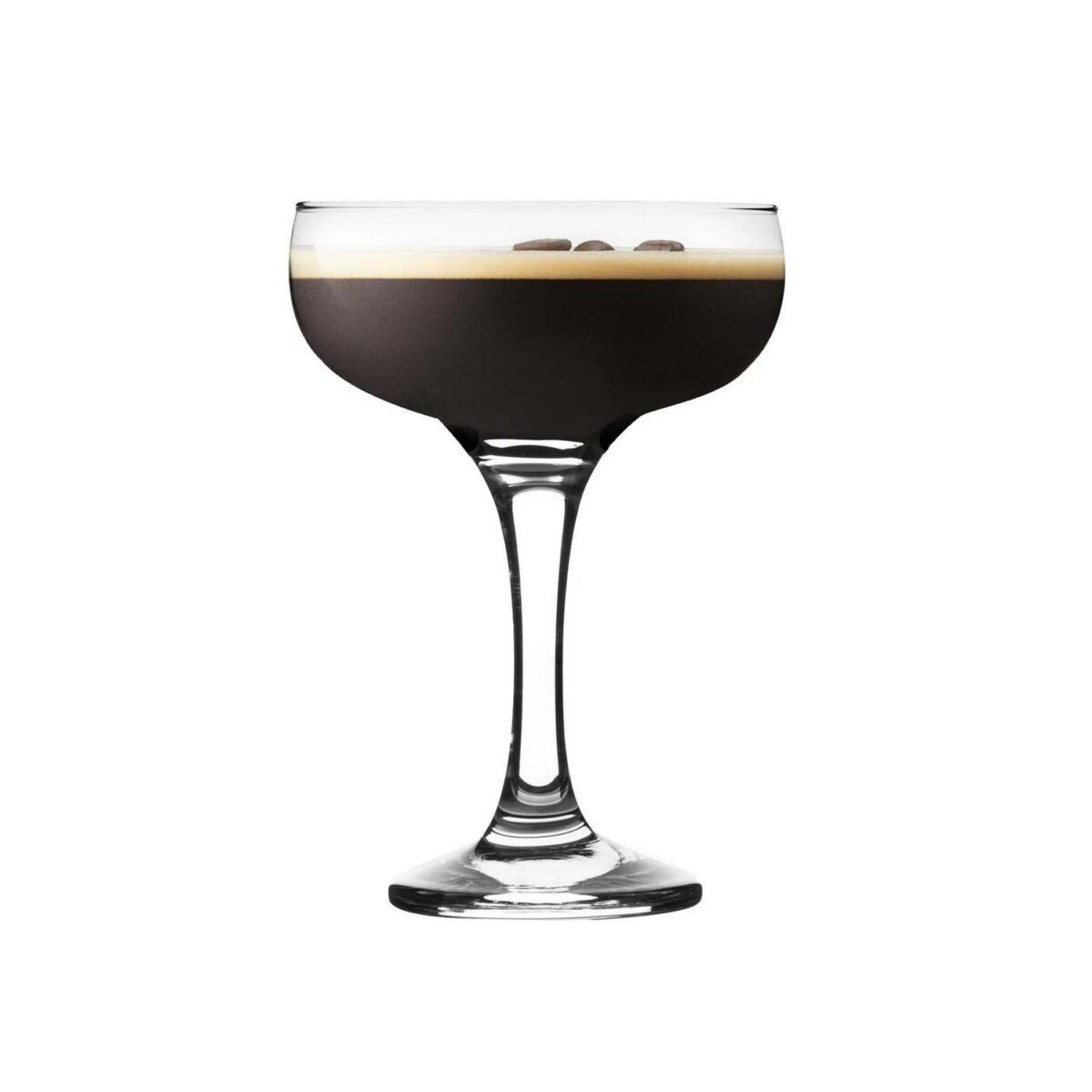 6x Espresso Martini Cocktail Glasses Set Champagne Coupe Saucers 200ml - Image 4