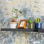 6x Floating Wall Shelves Wooden Wall Storage Living Room Bedroom 60cm Black - Image 5
