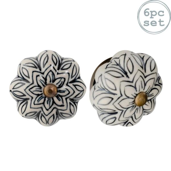 6x Floral Ceramic Ca 22980d593071ba3ab4399f80cb080808