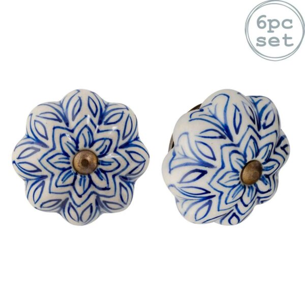 6x Floral Ceramic Ca 59ba778a33b3e52937da4a45f0fc02fe