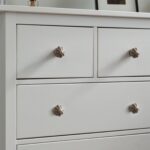 6x Floral Ceramic Cabinet Knobs Vintage Cupboard Door Drawer Handles Grey - Image 7