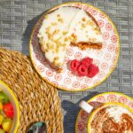 6x Hand-Printed Side Plates Japanese Porcelain Dessert Dining Crockery 18cm Red - Image 5