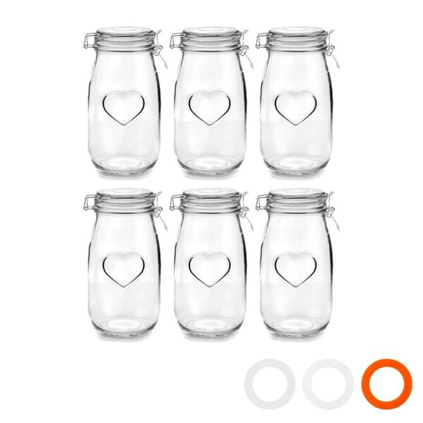 6x Heart Glass Stora 0ab5c251f25e9194a3112f620037af58