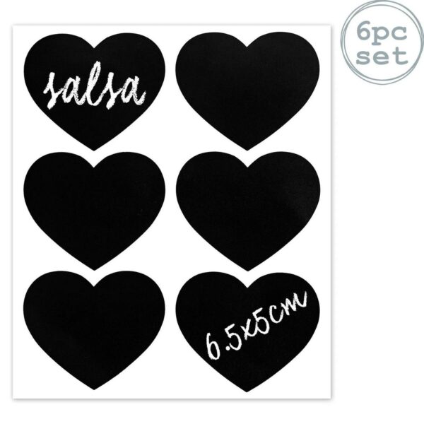 6x Heart Glass Stora 10129f075b58ed8811300ce37bfa7856