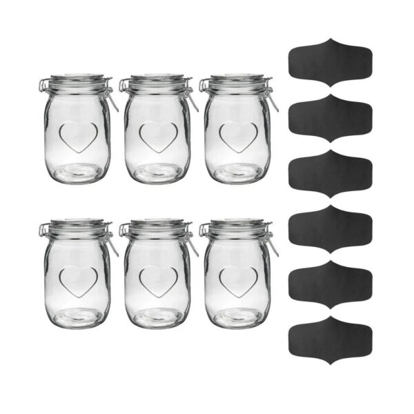 6x Heart Glass Stora 1dd1836214f7c7b63acae30319bc4005