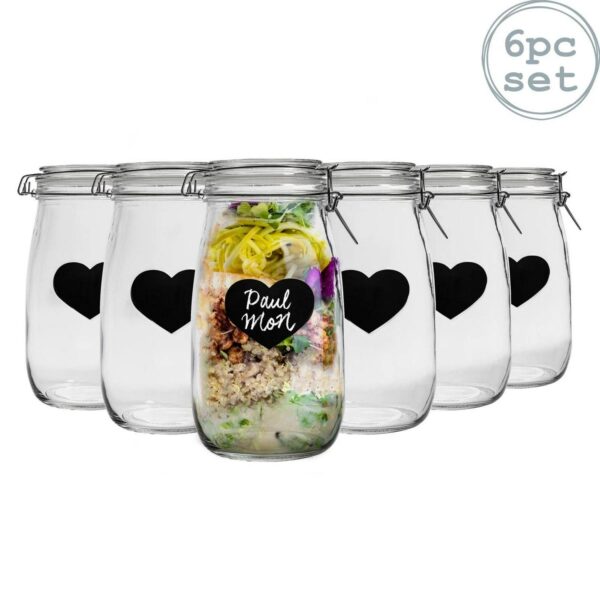 6x Heart Glass Stora 58df438c048ea5f9c9be41e961309b30
