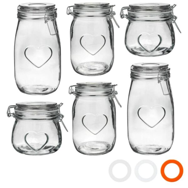 6x Heart Glass Stora 86752a9da9b576179195b61eb4d49e92