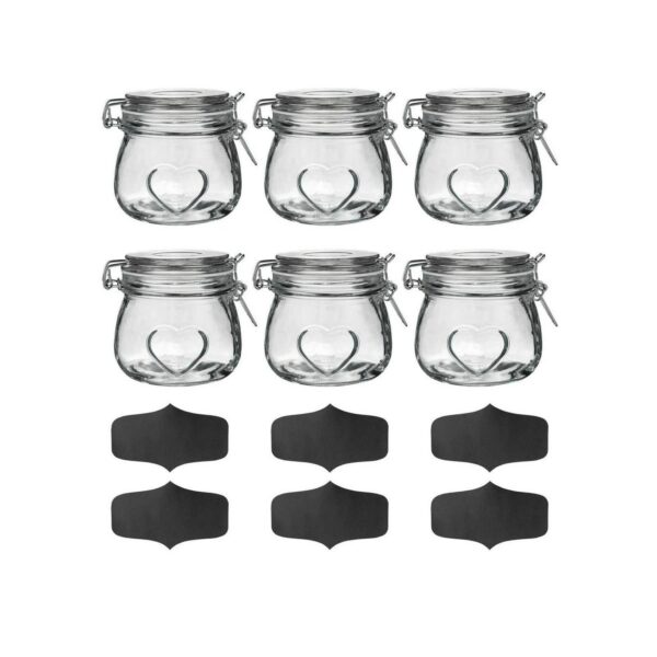 6x Heart Glass Stora 9ccd76fd9923b4278e5be4efb1e8cc9e