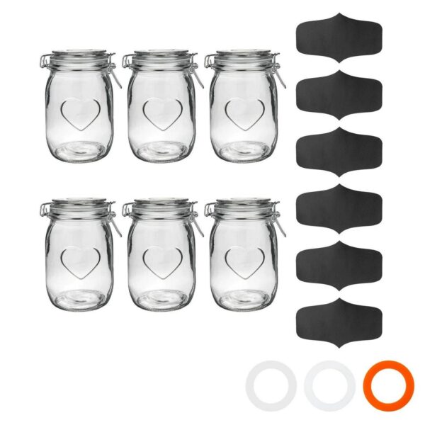 6x Heart Glass Stora c1bd67f6f854d970421f89bcc0f8f88e