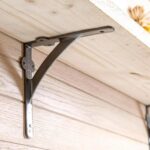 6x Iron Shelf Bracket Cast Iron Antique Vintage Wall Brackets D205mm Raw - Image 6