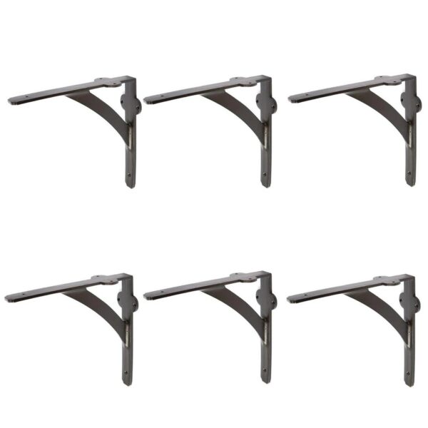 6x Iron Shelf Bracke e74e6b5334a779be59858f7cb00fcb3e