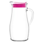 6x LAV 1.8L Misket Glass Water Jugs with Silicone Lid Juice Milk Drinks Carafe - Image 4