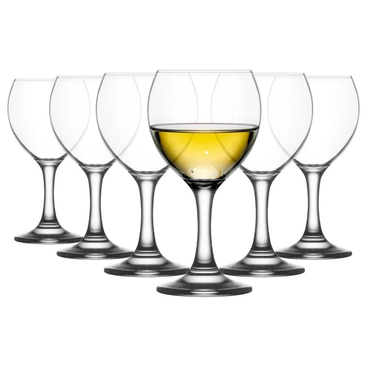 6x LAV 210ml Misket White Wine Glasses Party Cocktail Drinking Glass Goblet Set - Image 1