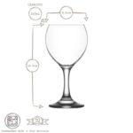 6x LAV 210ml Misket White Wine Glasses Party Cocktail Drinking Glass Goblet Set - Image 3