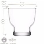 6x LAV 240ml Petit Glass Ice Cream Bowls Fruit Sundae Dessert Dishes Set - Image 3