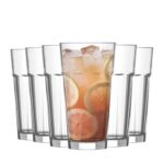 6x LAV Aras Highball Glasses Tall Glass Water Drinking Tumblers Set 360ml