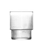 6x LAV Clear 230ml Helen Stacking Whisky Glasses Tumbler Glassware Gift Set - Image 4