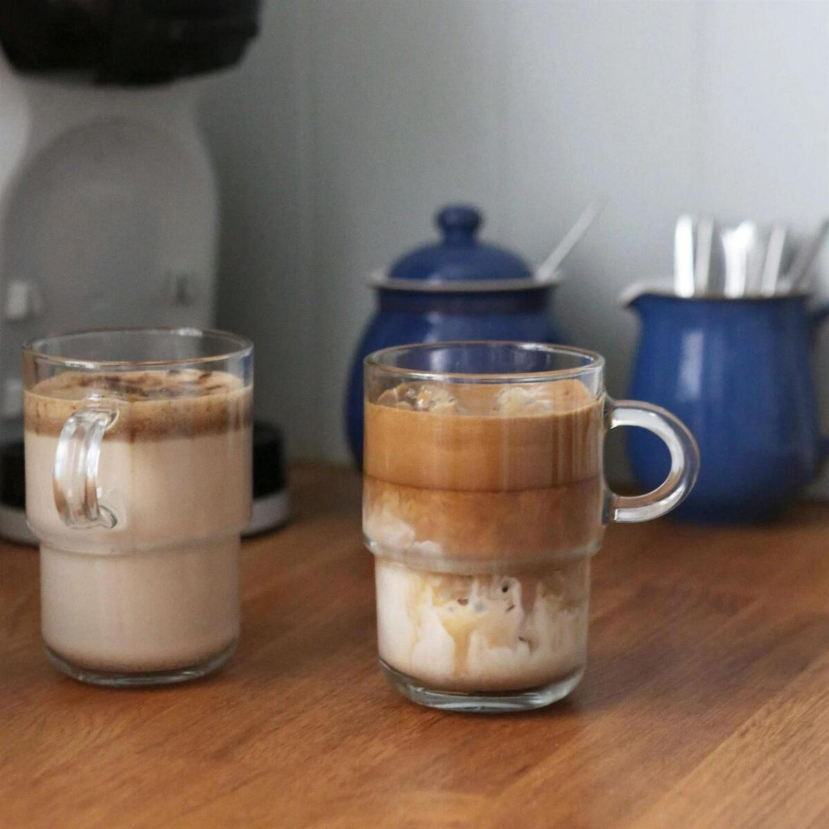 6x LAV Clear 350ml Cozy Stacking Glass Coffee Cups Tea Latte Cappuccino Glasses - Image 5