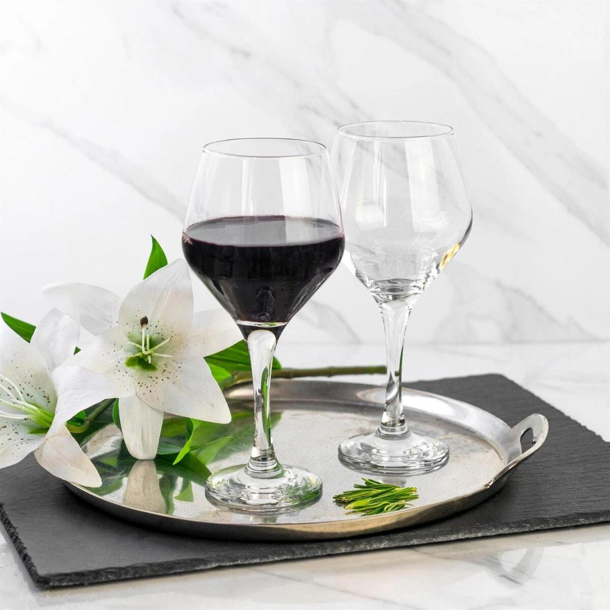 6x LAV Clear 440ml Ella Red Wine Glasses Party Cocktail Drinking Glass Goblet - Image 5